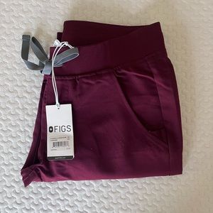 Figs Zamora Jogger Scrub - Burgundy